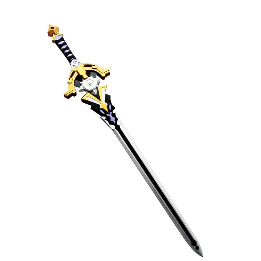 DWIU Genshin Impact Cosplay Weapons, 100CM Cinnabar Spindle
